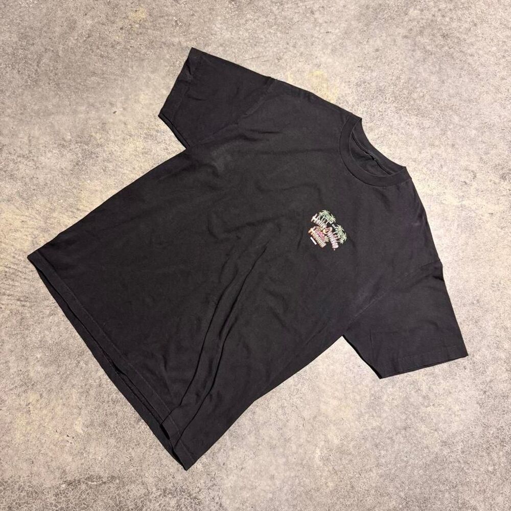 Harley-davidson Men's Black and Grey T-shirt
